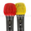 En stock funda protectora a prueba de spray para micrófono de tela no tejida desechable funda para micrófono de tela no tejida en forma de U cubierta protectora para micrófono KTV cubierta para micrófono