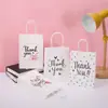 Bolsa de Papel Kraft Bolsa de Regalo de Agradecimiento Portátil Regalo Fiesta Cumpleaños Bolsa de Regalo Fabricante Suministro Listo Material Ecológico