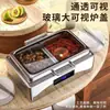 Estufa de buffet de acero inoxidable personalizada, estufa de buffet hidráulica, estufa de calefacción eléctrica y aislamiento, estufa de desayuno de hotel, olla de aislamiento