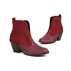 44 Novas Botas de Couro Costura Botas Martin 40 Botas Salto Alto Botas de Moda Europeia e Americana Comércio Exterior Feminino Zíper Lateral Curto Algodão