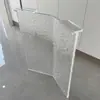 Pernas de Mesa Luminosas Acrílicas Foscas Pernas de Mesa de Toucador Estrutura de Suporte Pernas Mesa de Ilha Barra de Suporte de Mesa Canto de Mesa com Luzes