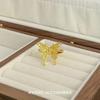 Nuevo anillo de mariposa dorada de estilo chino antiguo para mujer, elegante, ligero, de lujo, a la moda, exquisito, combinable con todo, 2024.