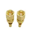Cobre puro bañado en oro (SMC-C-J-1.5) conector RF coaxial para cable RG316 RG174 50 euros