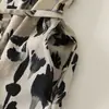 Foto Real de Vestido de Alcinha Floral em Tinta Estilo Feriado, Vestido Regata Loose-Fitting Retrô Francês