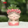 Maceta Creativa de Flor de Suculenta para Niña Fruta Maceta Pequeña Jardinería al Aire Libre Guardería Decoración de Planta Verde Adorno Regalo Venta al por Mayor