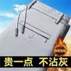 Calças com cinto/cintura elástica forradas de lã masculinas, calças casuais de negócios para outono e inverno, calças retas justas e elásticas