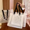 Loja de roupas bolsa de mão feminina embalagem profissional bolsa de ombro trançada atacado embalagem avançada para compras sacola de presente
