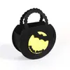 Bolsa de Dulces Infantil de Calabaza de Halloween Bolsa Tote Decorativa del Festival de Fantasmas Cesta de Tela No Tejida Accesorios de Halloween Venta al por Mayor