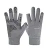 Luvas Masculinas de Outono e Inverno com Forro de Lã, Quentes, Compatíveis com Tela Sensível ao Toque, Antiderrapantes, à Prova de Vento, Impermeáveis, Luvas Esportivas de Ciclismo Outdoor Femininas, Proteção contra Frio Transfronteiriça