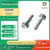 Parafusos de cauda de andorinha auto-roscantes galvanizados de alta resistência chapa de ferro autoperfurante americana materiais de construção aço carbono flange hexagonal broca cauda pregos