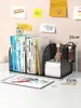 Estantería de escritorio simple, estantería modular para niños, almacenamiento de escritorio para estudiantes, estantería pequeña moderna simple para dormitorio
