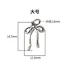 Collar de Plata de Ley S925 con Colgante de Lazo Cadena para Clavícula Colgante Accesorios para Pulsera de Cuerda Trenzada con Cuentas Hecha a Mano DIY