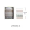 SDRT250308 Série Papel Comum Conjunto de Fitas Washi, Fita de Material Decorativo Padrão Xadrez para Diário T