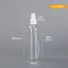 Botella de Spray Transparente de Niebla Fina, Botella Recargable de Viaje Tipo Presión para Tónico, Botella Pequeña de Spray Desinfectante, Botella Vacía de 30ml