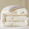 Colcha de Proteína de Soja 30% Classe A Inverno Todo Algodão Jacquard Fibra de Soja Primavera/Outono Colcha Acolchoada Colcha de Inverno Espessa Colcha de Dormitório Núcleo de Colcha