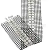 Tiras de Pérolas com Strass de Rede 5mm, Fileira Única e Dupla, para Roupas, Sapatos, Bolsas, Rendas DIY, Chapéus, Vestidos e Acessórios