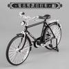 Pedal de aleación bicicleta juguete creativo para niños modelo de coche 1:10 regalo masculino 28 barra grande adornos de bicicleta retro
