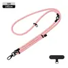 Popular na Fábrica Lanyard de Corda Trançada para Celular Portátil Transversal Usável Três em Um para Pulso Pescoço Escalada Lanyard Especial