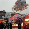 Balões Flutuantes Promocionais de Parque da Moda, Balões Luminosos Atacado, Equipamento de Voo, Balões Polvo Voadores