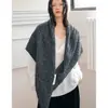 Chal de Lana de Alta Gama para Mujer, Versátil Estilo Coreano Otoño e Invierno Nuevo Bufanda Triangular Cálida, Protector de Cuello para Aire Acondicionado, Chaleco de Punto