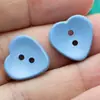 Nuevo Hebilla de Resina con Forma de Corazón de Dos Ojos Tazón con Forma de Corazón Accesorios para Ropa Hebilla Decorativa Ropa Suéter Cárdigan Chaqueta Botón
