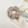Outono e Inverno fleece de coral faixa de cabelo de intestino grosso celebridade da internet coreana corda de cabelo waffle corda de cabelo elástica grande acessórios de cabelo adorno de cabeça atacado