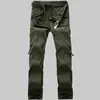 Ropa de ocio para exteriores Allied verde militar multibolsillos para viajes al aire libre algodón ocio Pantalones de overol estilo militar