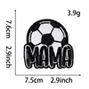 Nuevo Set de Parches Deportivos de Tela Bordada con Lentejuelas, Parche de Tablero de Ajedrez Corazón Mama Lazo