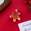 Mini Pinzas para el Cabello de Navidad Árbol de Navidad con Brillo Suéter Hombre de Jengibre Pinzas Acrílicas para el Cabello Accesorios para el Cabello Festivos Transfronterizo