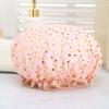 Gorro de Ducha de Doble Capa con Puntos para Adultos Mujeres Yiwu Manrou, Gorro de Baño Impermeable de Doble Capa para Baño de Casa, Ducha