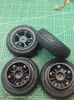 Rueda todoterreno 160X55 rueda de patinete patineta eléctrica rueda inflable de 6 pulgadas 5M60 dientes