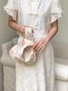 Bolso de Mano de Tela Dulce Pequeño Nuevo Estilo Chino Acompañamiento Ceremonia Bolso de Muñeca para Dama de Honor Femenina Bolso de Lona Bolso para Artículos Varios