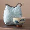 Taza de té Lotus Ge kiln pintada a mano juego de té kung fu taza de té de cerámica para el hogar esmalte abierto Copa Maestra Caja de Regalo Venta al por mayor