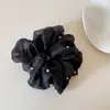 Goma para el pelo de malla con perlas estilo francés para mujer, Goma para el pelo de alta gama, Anillo para moño, Diadema, Cuerda para el pelo, Adorno para el pelo