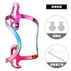 Portaequipajes para bicicleta, de aleación de aluminio, con degradado colorido, de una sola pieza.