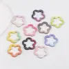 Cuentas de Mosaico Coloridas Flor Grande Cierre de Primavera Llavero DIY Cadena para Teléfono Accesorios de Aleación Piezas Pequeñas Bolsa Anillo Conector para Colgar