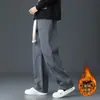 Pantalones Deportivos Casuales Sueltos de Longitud Completa para Primavera y Otoño Estilo Americano Modernos de Pierna Recta Pantalones de Pana Versátiles para Hombre Hombre