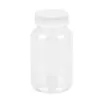 Botella de Plástico de 200ml Botella Vacía Boca Ancha Transparente Pet Botella para Líquidos Botella de Empaque Botella de Muestra en Stock para Entrega Inmediata