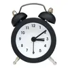 Reloj despertador de metal al por mayor de 5 cm, lindo y creativo, pequeño, para estudiantes y niños, con esfera de reloj intercambiable y logotipo, reloj de cuarzo
