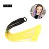 Pelucas de Cola de Caballo Dreadlock Estilo Europeo y Americano al por Mayor para Niños, Pelucas de Gomas Elásticas de Colores, Trenzas Boxeadora de Colores de Fibra de Alta Temperatura