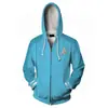 2022 Novo Cardigan com Zíper Estampado 3D de Star Trek Jaqueta Esportiva com Capuz Roupas de Cosplay Suéter