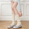 Calcetines apilados de seda helada estilo ballet, versión fina de verano, calcetines sin pie estilo Lolita japonés para mujer, Mary Jane