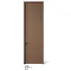 Porta de Quarto Cristal de Carbono Porta de Madeira Maciça Conjunto Interno Personalizado Porta de Quarto à Prova de Som Estilo Minimalista Moderno Porta Articulada à Prova de Som