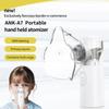 Máquina Nebulizadora para Comércio Exterior, Inalador Silencioso com Bocal Infantil, Micromalha Piezoelétrica, Névoa Fina, Nebulizador Portátil de Mão