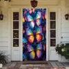 Suministro Exclusivo Transfronterizo de Temu Amazon Shein de Funda Decorativa Elástica de Una Pieza para Puerta de Habitación, Funda de Puerta Estilo Mariposa Fácil de Instalar