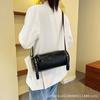 Bolsa rolo cilíndrica Nova bolsa quadrada pequena estilo coreano moda estilo Hong Kong casual simples bolsa de ombro transversal