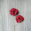 2 Cabezas de Hortensia Flores Artificiales, Flores Artificiales, Decoración de Salón de Bodas, Flores Guía de Camino, Arreglos Florales, Uso en Hotel y Hogar