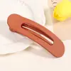Pinza de Pato Grande Mate de Moda y Sencilla en Colores Dulces, Versátil para Peinar el Cabello en la Parte Trasera de la Cabeza, el Flequillo y el Cabello Suelto
