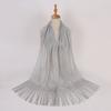 Lenço Plano de Fio de Ouro e Prata Europeu e Americano Amazon Ebay para Noiva Festa de Formatura Casamento Vestido de Noite Xale com Franjas para Mulheres