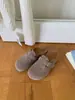 BEILIXUAN Estilo Coreano Retrô Solado Grosso Bico Fechado Meio Aberto Atrás Feminino 2026 Outono Novo Estilo Casual Sandálias Birkenstock